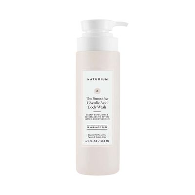 THE SMOOTHER GLYCOLIC ACID EXFOLIATING BODY WASH (JAB&Oacute;N CORPORAL EXFOLIANTE CON &Aacute;CIDO GLIC&Oacute;LICO)