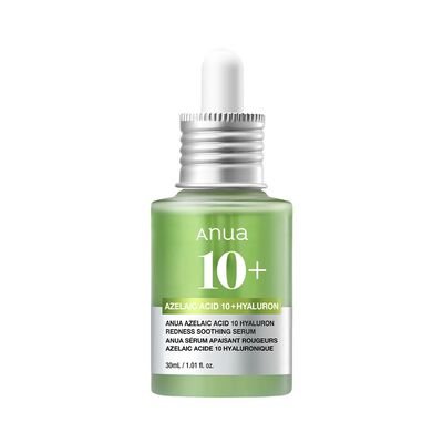 ANUA AZELAIC ACID 10 HYALURON REDNESS SOOTHING SERUM (SERUM CALMANTE CON &Aacute;CIDO AZELAICO)