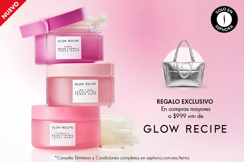 Dale un Glow Up a tu piel con Glow Recipe, y ll&eacute;vate un regalo en compras mayores a $999 MXN