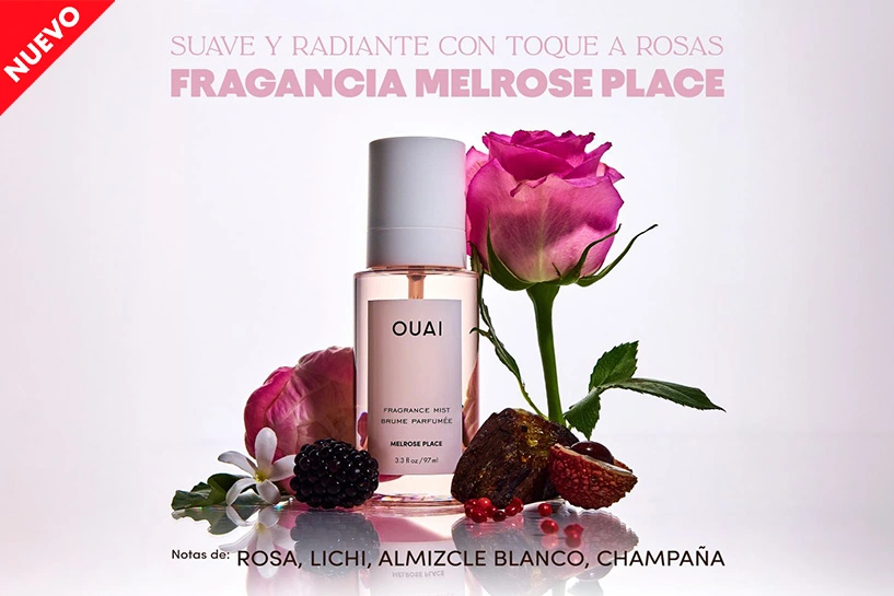 Descubre el nuevo mist Melrose Place. Ideal para cabello y cuerpo con un aroma adictivo de frutos rojos