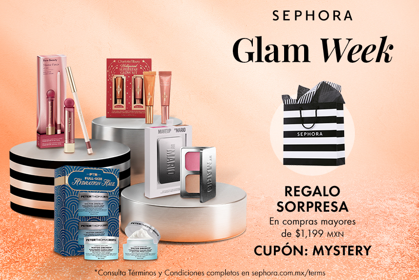 Tu compra viene con sorpresa: ll&eacute;vate un regalo en compras mayores a $1,199 MXN con el cup&oacute;n MYSTERY.