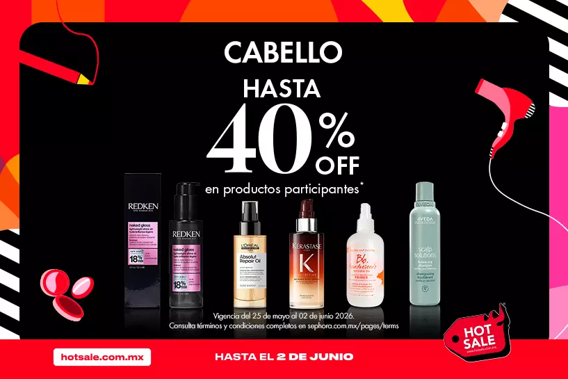 Cuida tu cabello con los productos de tus marcas favoritas y obt&eacute;n hasta un 40% OFF &iexcl;No lo dejes pasar!