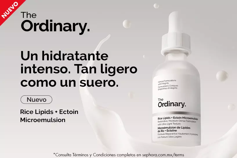 &iexcl;Adi&oacute;s resequedad! con el Rice Lipids+ Ectoin Microemulsi&oacute;n obt&eacute;n una hidrataci&oacute;n intensa en tu rostro