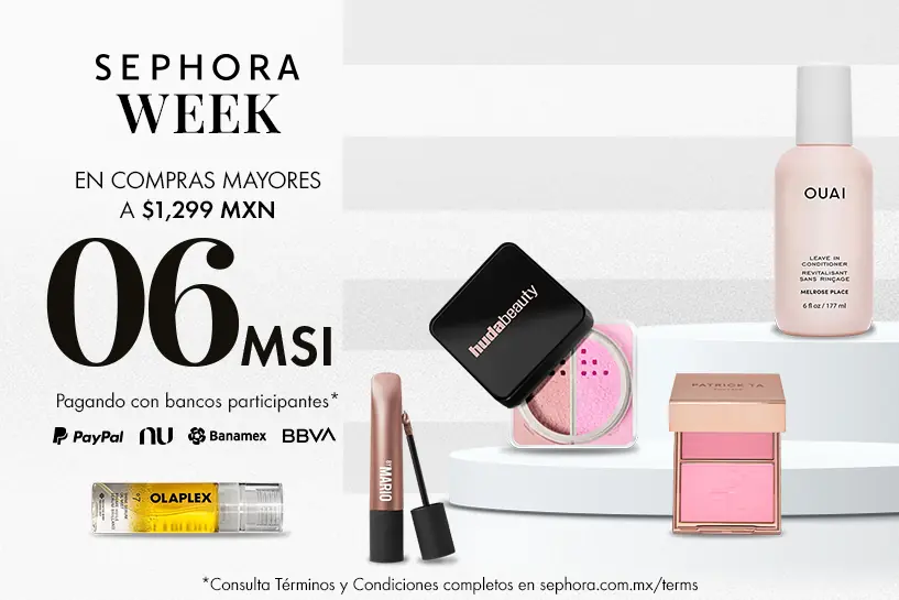 ✨ Ll&eacute;vate aquello que amas y disfruta hasta 06 MSI en compras desde $1,299 MXN.*
