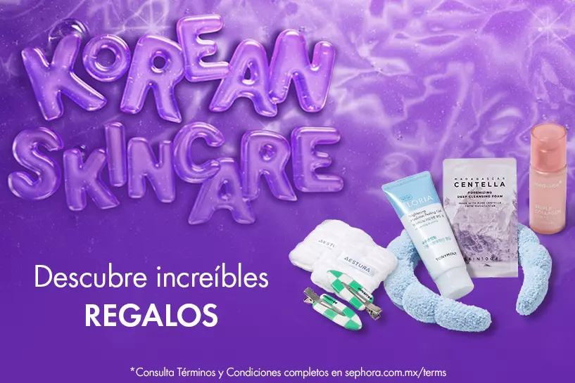 &iexcl;Vive el glow coreano! Encuentra tus favoritos de K-Beauty y recibe regalos por tus compras en marcas coreanas