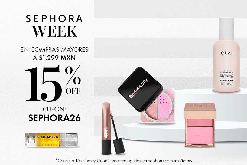 Aprovecha hasta 15% OFF* en compras mayores a $1,299 MXN y hasta 06 MSI*. &iexcl;No dejes ir tus favoritos!