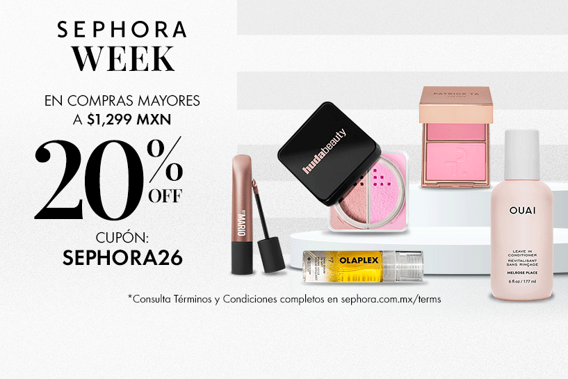 &iexcl;POR TIEMPO LIMITADO! Eleva tu rutina de belleza con 20% OFF + 6 MSI* desde $1,299 MXN.