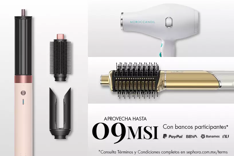 &iexcl;No hay l&iacute;mites! Puedes secar, rizar, cepillar y dar volumen a tu cabello con hasta 09 MSI*