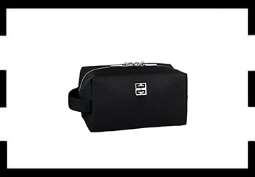 ZIPPED BLACK POUCH FOR MEN GWP24
