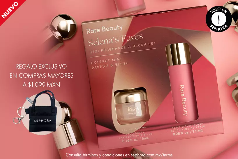 Favoritos de Selena: Encuentra sus must-haves y eleva tu look con su Mini Fragrance & Blush Set ¡Ideal para ti!