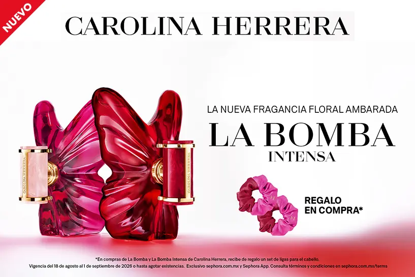 M&aacute;s intensa, m&aacute;s apasionada, m&aacute;s inolvidable. Descubre La Bomba Intensa de Carolina Herrera.