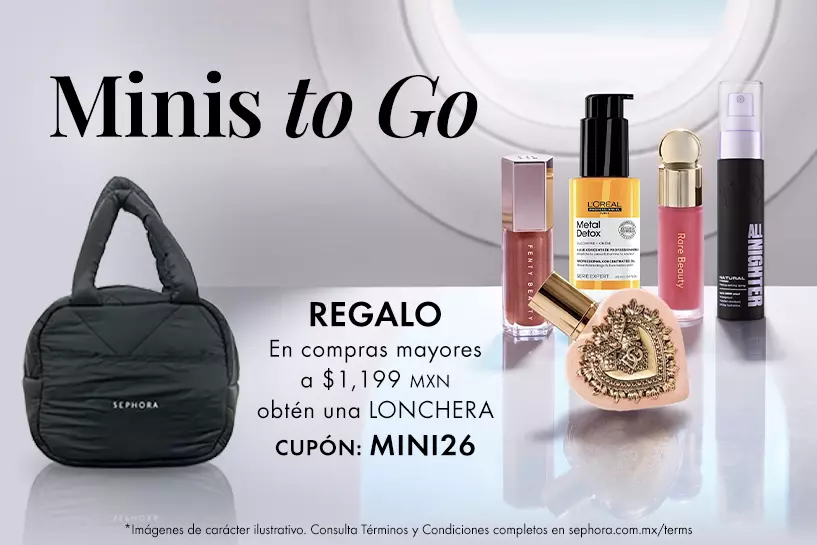 Ll&eacute;vate tus favoritos en tama&ntilde;o mini y recibe un regalo en compras de $1,199 MXN con cup&oacute;n: MINI26 ✨