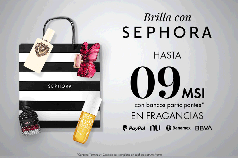 En compras mayores a $1,299 MXN, obt&eacute;n 20% OFF con el cup&oacute;n SEPHORA20 y un regalo sorpresa.