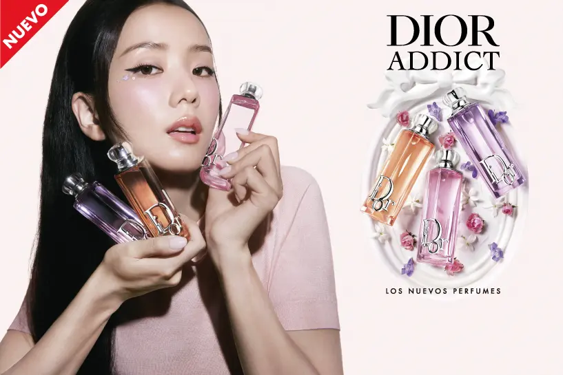 Dior Addict, la esencia protagonizada por JISOO. Una fragancia tan magn&eacute;tica como su presencia