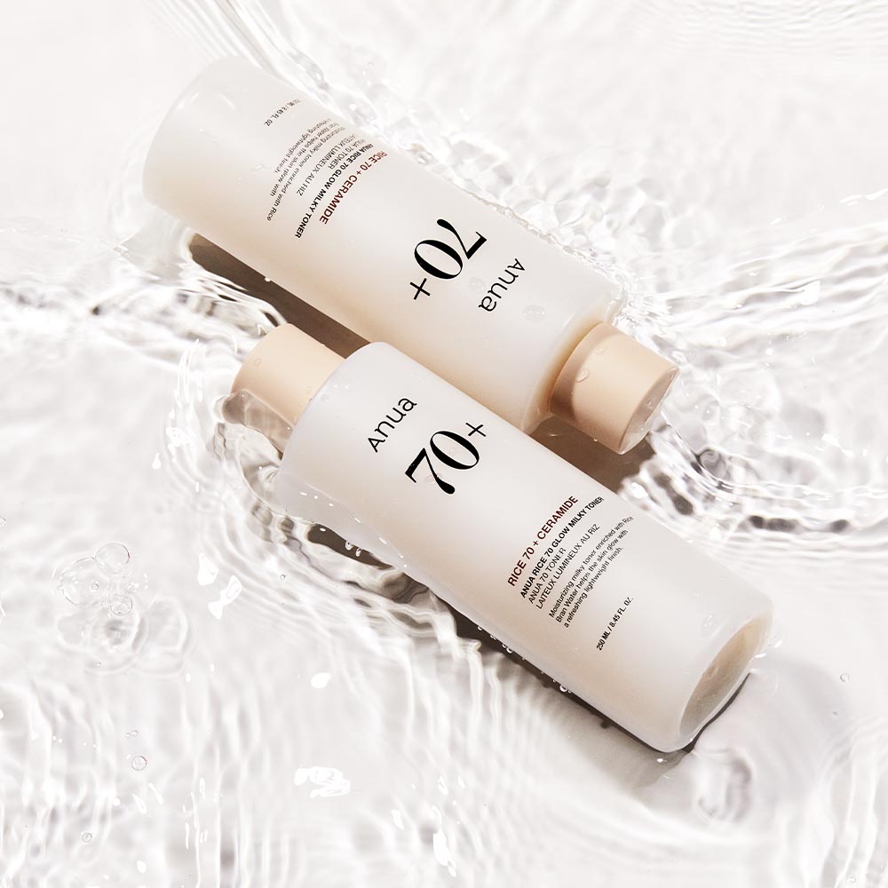 ANUA RICE 70 GLOW MILKY TONER (T&Oacute;NICO CON AGUA DE SALVADO DE ARROZ)