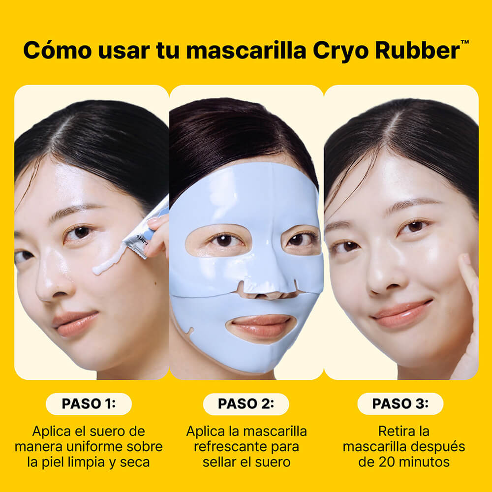 CRYO RUBBER&trade; BRIGHTENING FACE MASK WITH NIACINAMIDE (MASCARILLA FACIAL ILUMINADORA)
