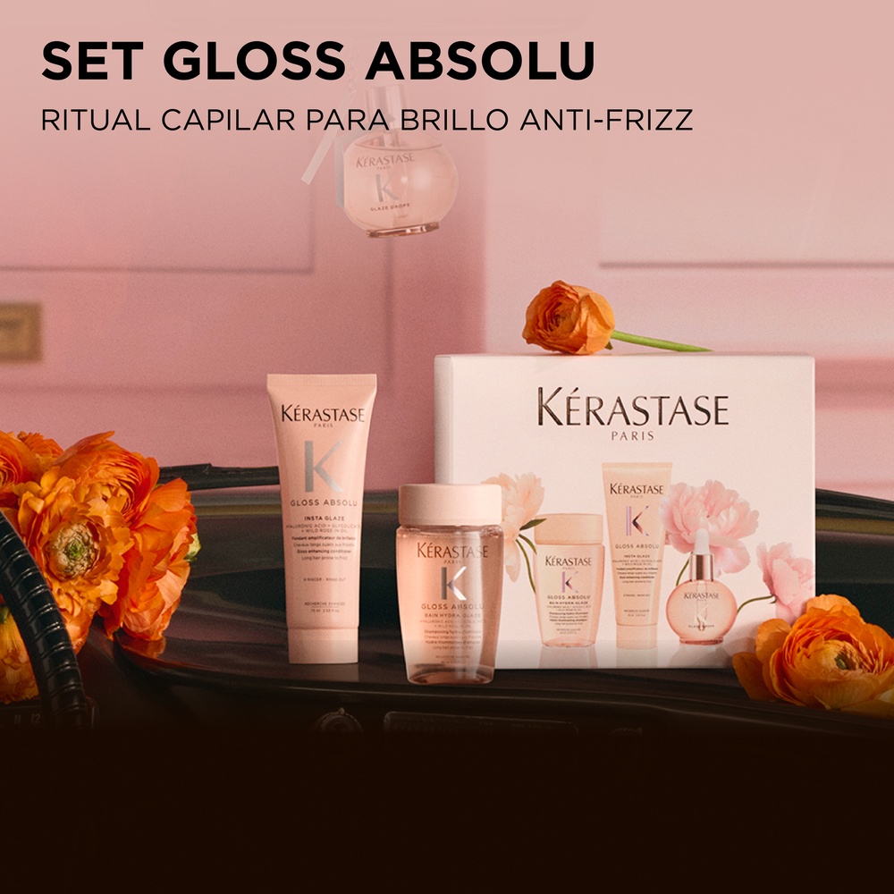 SET GLOSS ABSOLU CABELLO CON FRIZZ K&Eacute;RASTASE (SET TAMA&Ntilde;O VIAJE)