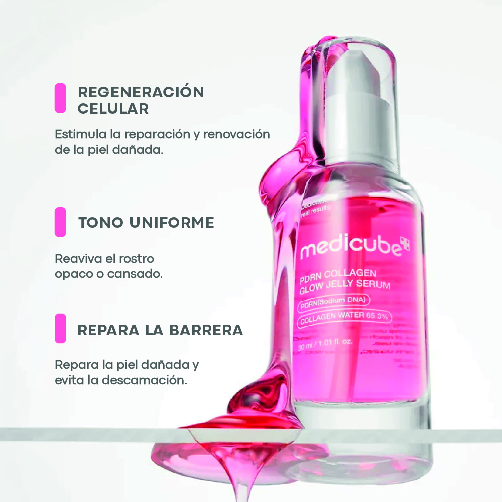 PDRN COLLAGEN GLOW JELLY SERUM (SUERO FACIAL HIDRATANTE EN GEL)