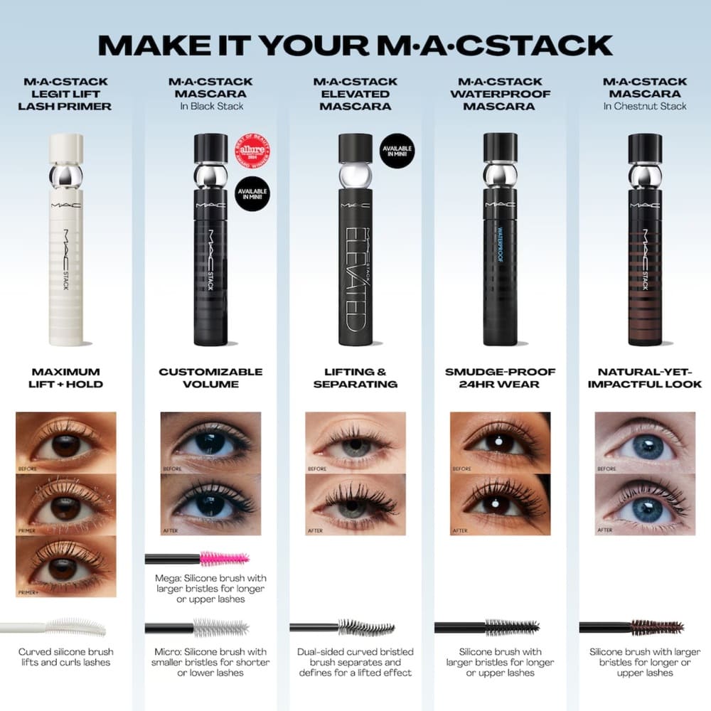 M&middot;A&middot;C MACSTACK ELEVATED MASCARA (M&Aacute;SCARA DE PESTA&Ntilde;AS)