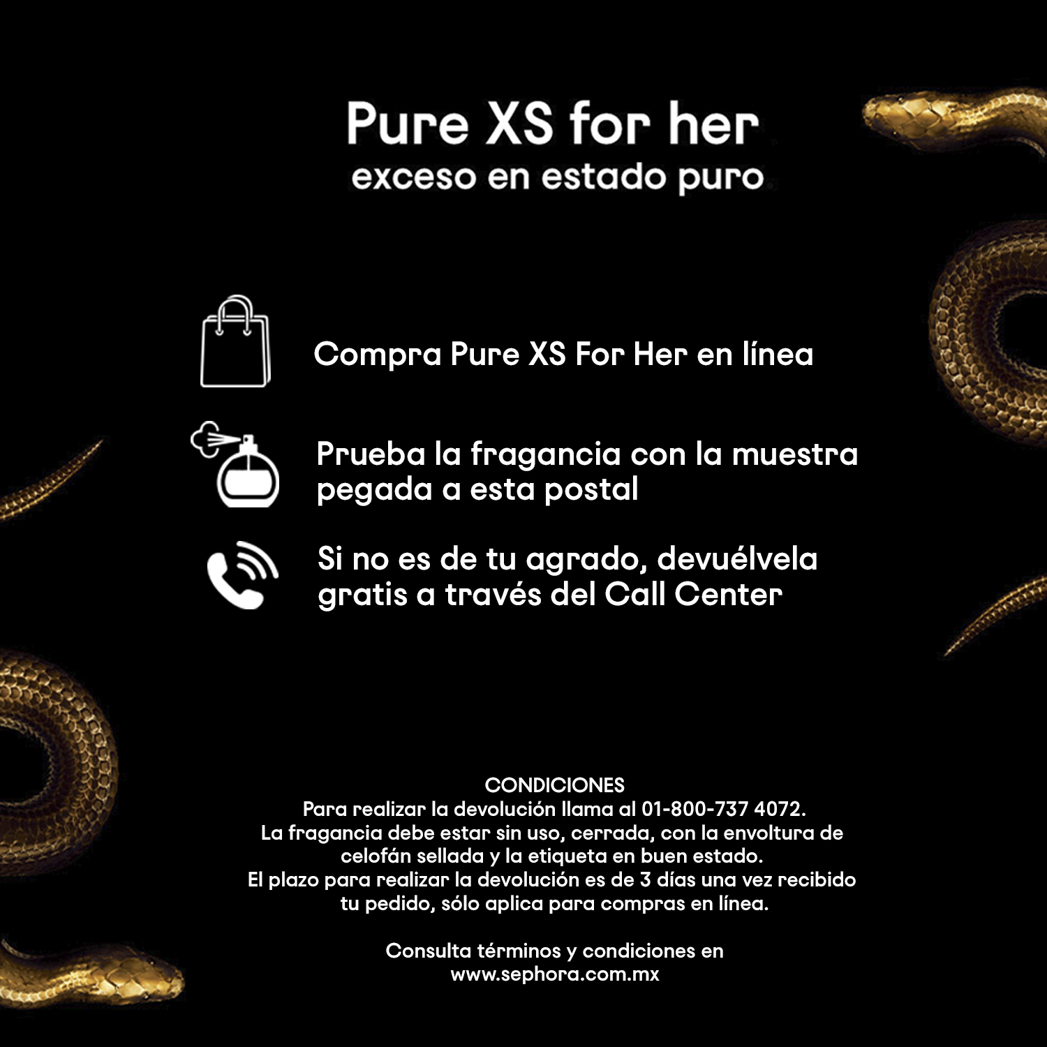PURE XS FOR HER EAU DE PARFUM 80ML