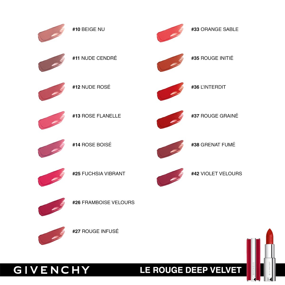 LE ROUGE DEEP VELVET (LABIAL MATE ULTRAPIGMENTADO)