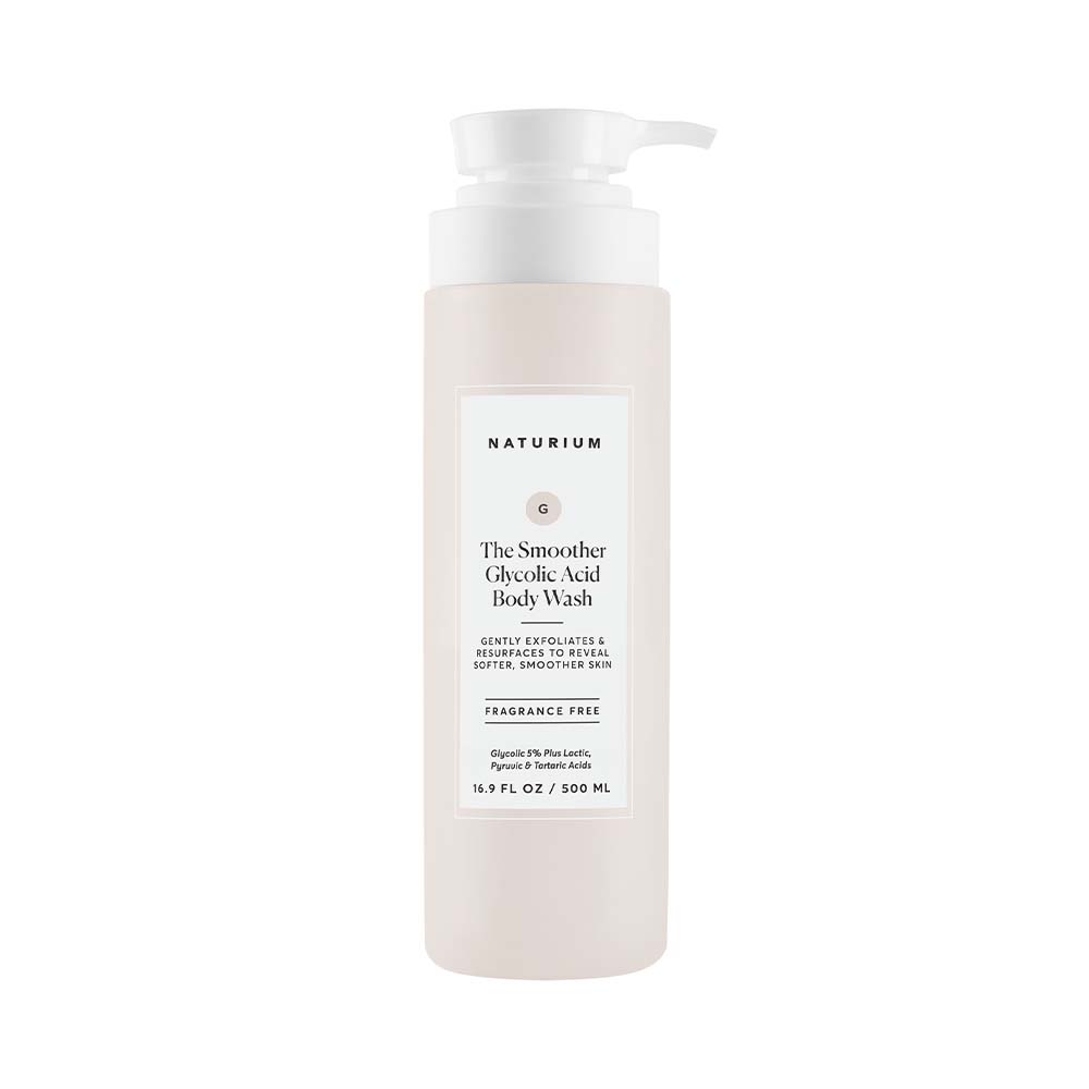 THE SMOOTHER GLYCOLIC ACID EXFOLIATING BODY WASH (JAB&Oacute;N CORPORAL EXFOLIANTE CON &Aacute;CIDO GLIC&Oacute;LICO)