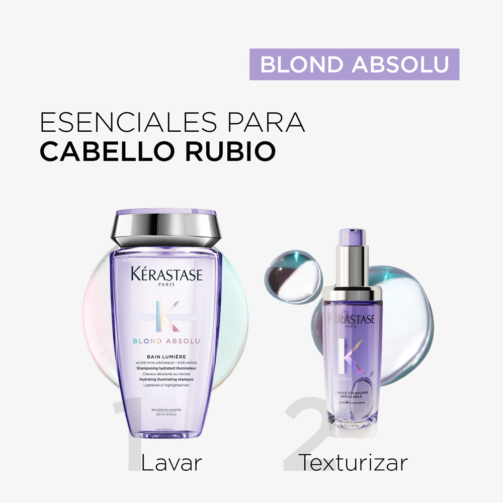 BLOND ABSOLU BUNDLE BAIN + OIL (SET BLOND ABSOLU KÉRASTASE PARA CABELLO RUBIO)