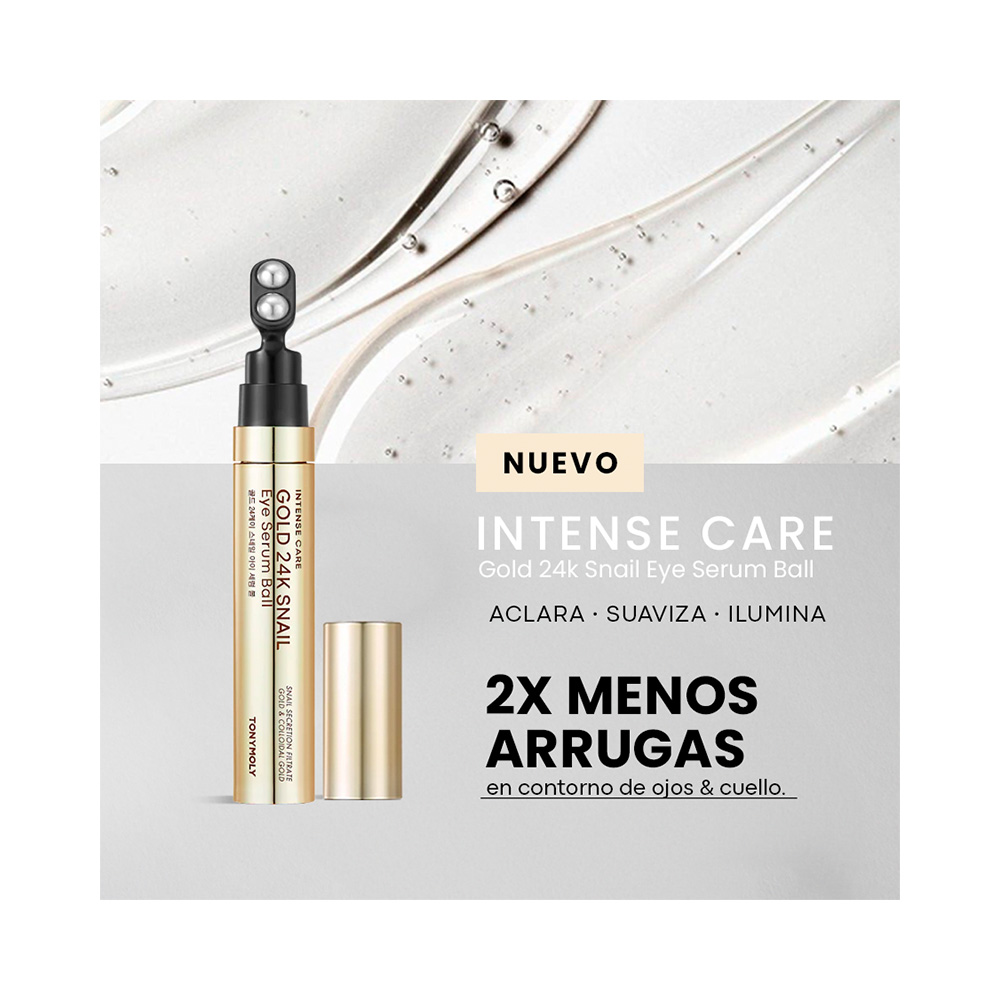 INTENSE CARE GOLD 24K SNAIL EYE SERUM BALL (RODILLO CON BABA DE CARACOL)
