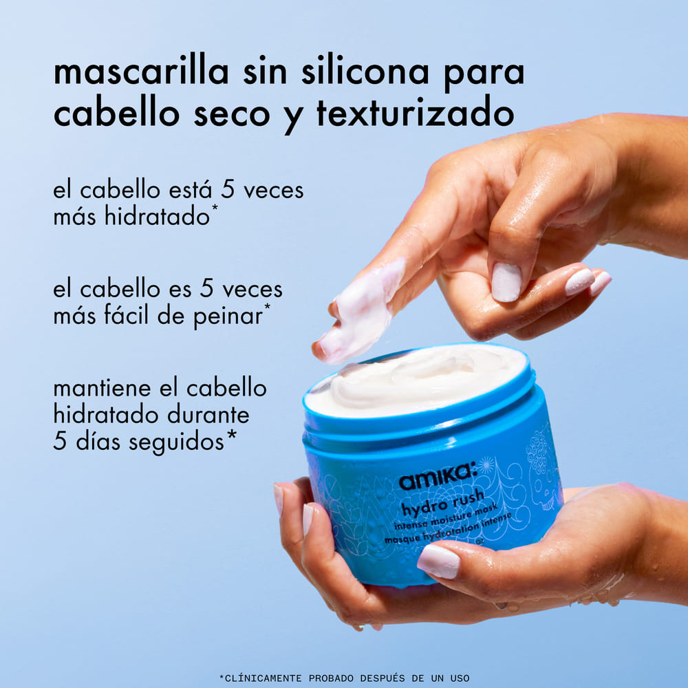 HYDRO RUSH INTENSE MOISTURE HAIR MASK WITH HYALURONIC ACID (MASCARILLA HIDRATANTE)