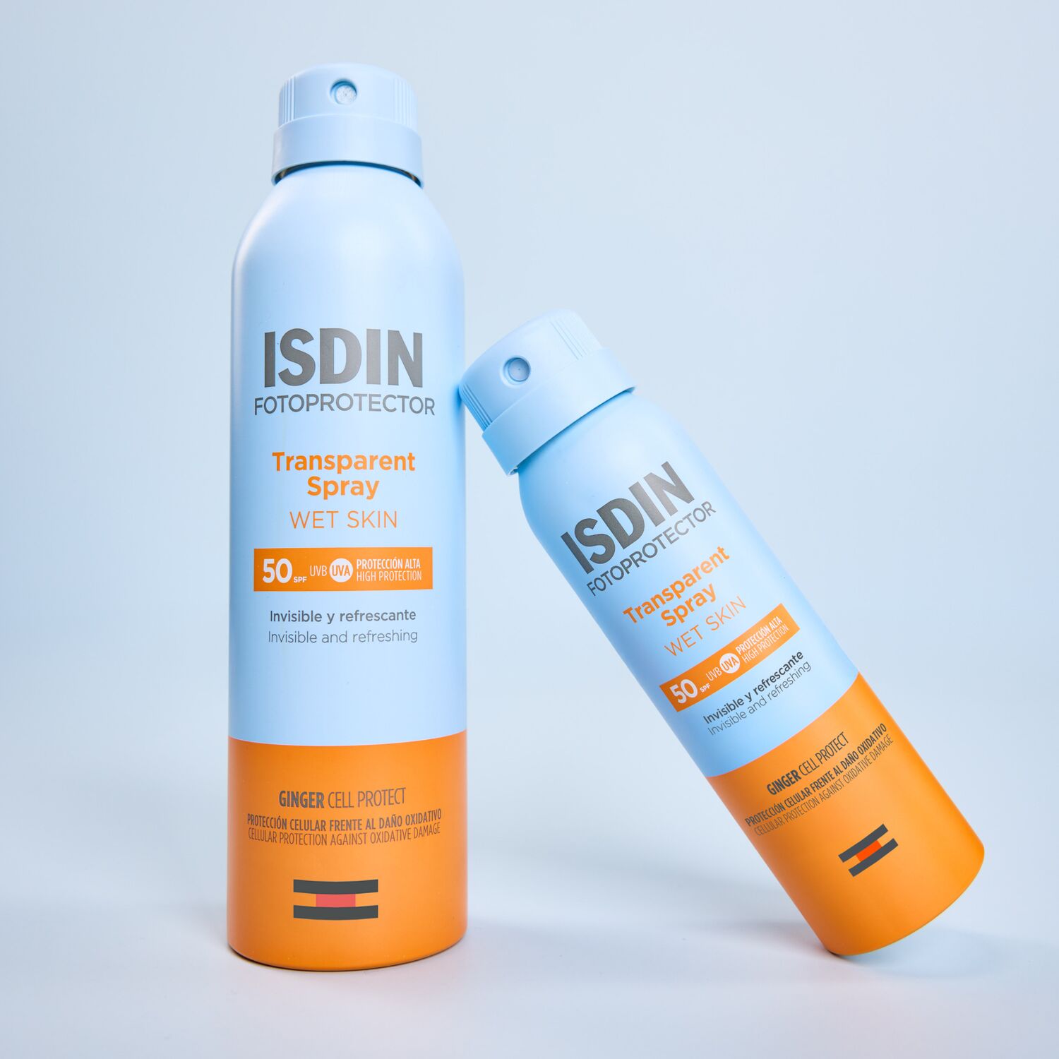 FOTOPROTECTOR ISDIN 50+ TRANSPARENT SPRAY WET SKIN (PROTECTOR SOLAR CORPORAL EN SPRAY)