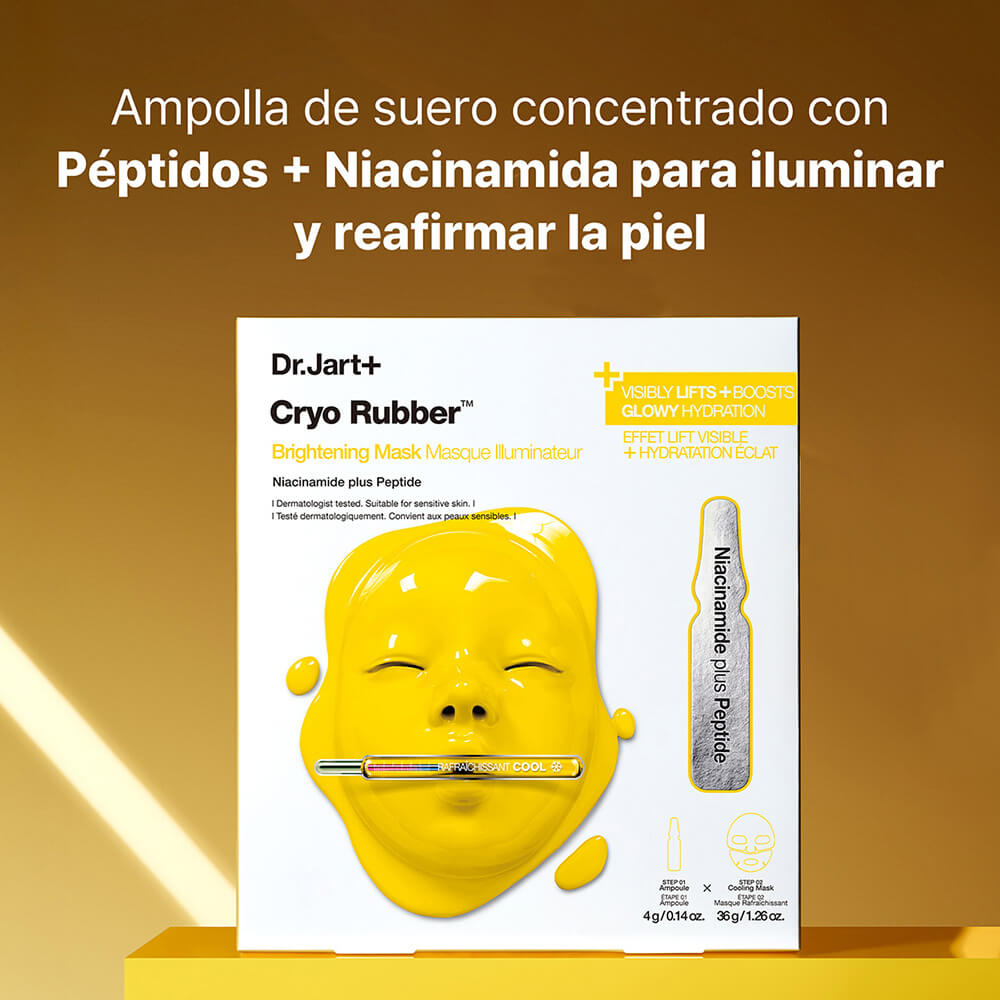 CRYO RUBBER&trade; BRIGHTENING FACE MASK WITH NIACINAMIDE (MASCARILLA FACIAL ILUMINADORA)