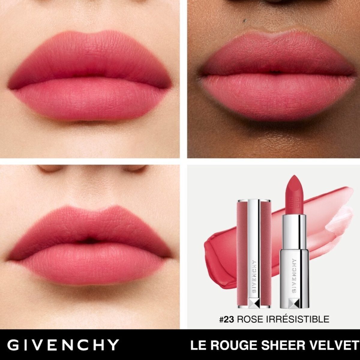 LE ROUGE SHEER VELVET LIPSTICK DE GIVENCHY (LABIAL MATE DE EFECTO DIFUMINADO Y LARGA DURACI&Oacute;N )