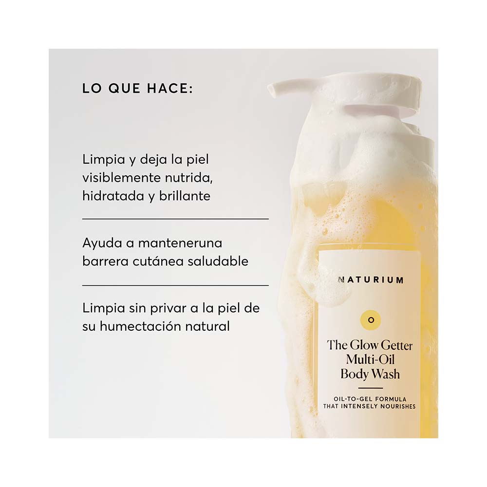 THE GLOW GETTER MULTI-OIL BODY WASH (JAB&Oacute;N CORPORAL CON M&Uacute;LTIPLES ACEITES)