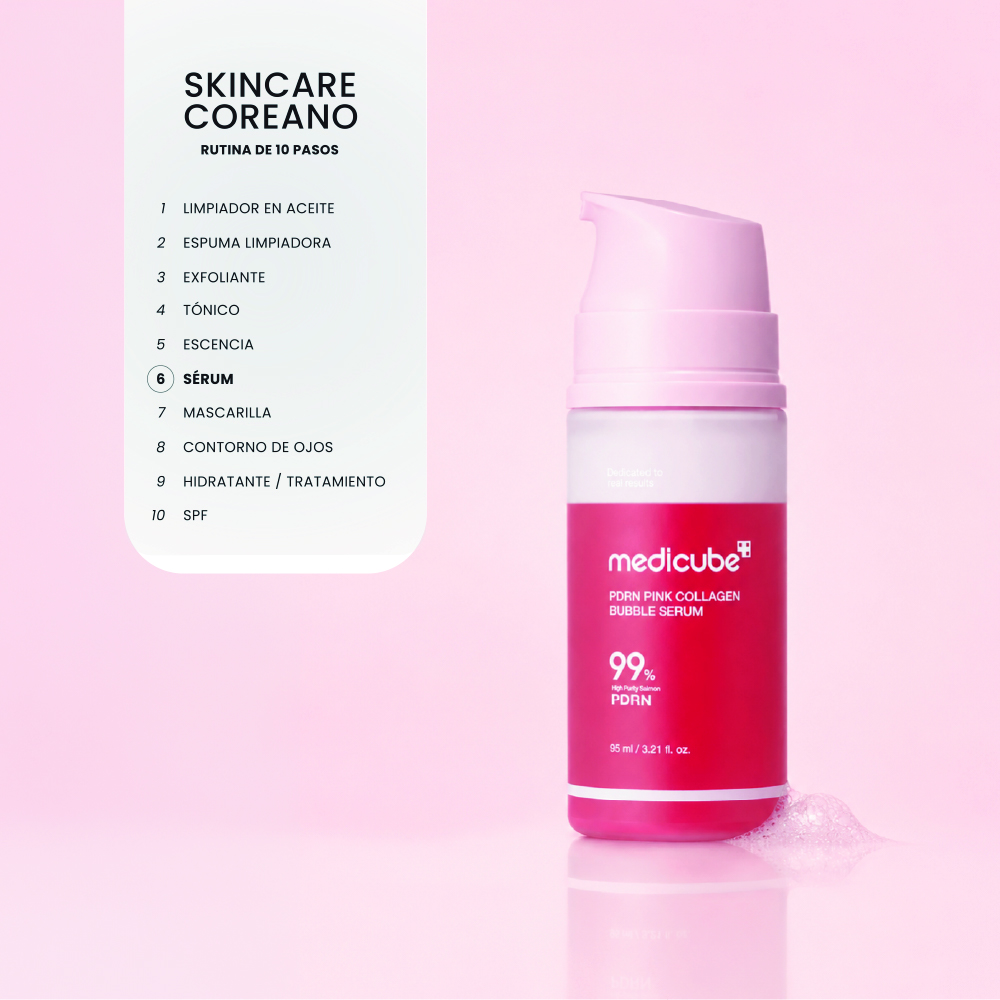 PDRN PINK COLLAGEN BUBBLE SERUM (SUERO FACIAL EN ESPUMA)
