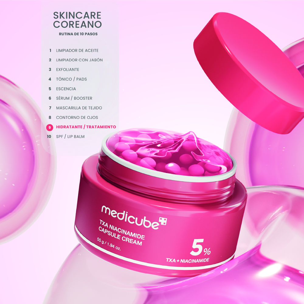 MEDICUBE TXA NIACINAMIDE CAPSULE CREAM (CREMA FACIAL PARA MANCHAS)