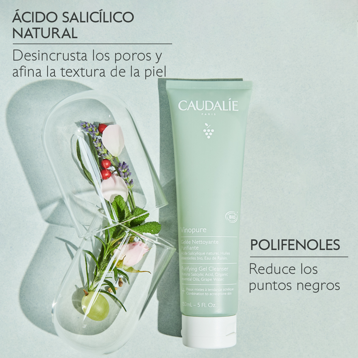VINOPURE PORE PURIFYING GEL CLEANSER (GEL LIMPIADOR PURIFICANTE)