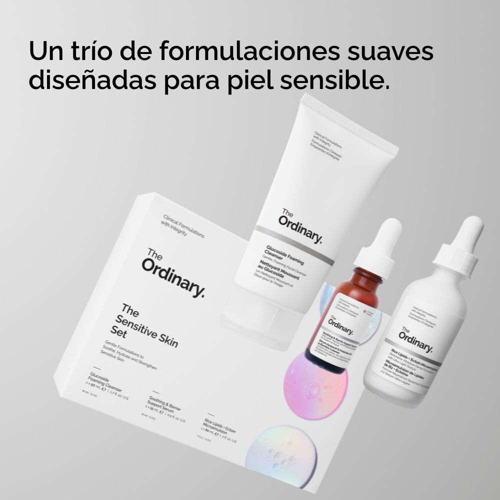 THE SENSITIVE SKIN SET THE ORDINARY (SET PARA CALMAR Y FORTALECER LA BARRERA DE LA PIEL SENSIBLE)