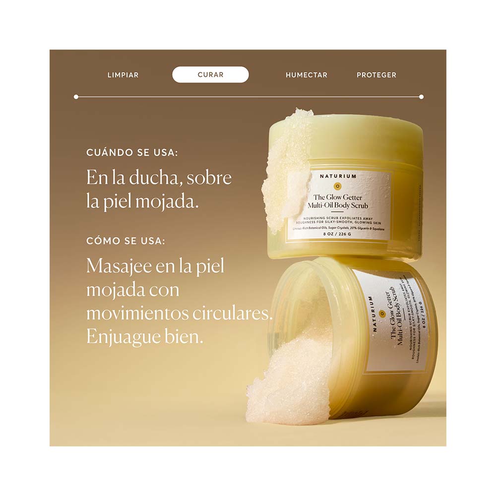 THE GLOW GETTER MULTI-OIL BODY SCRUB (EXFOLIANTE CORPORAL)