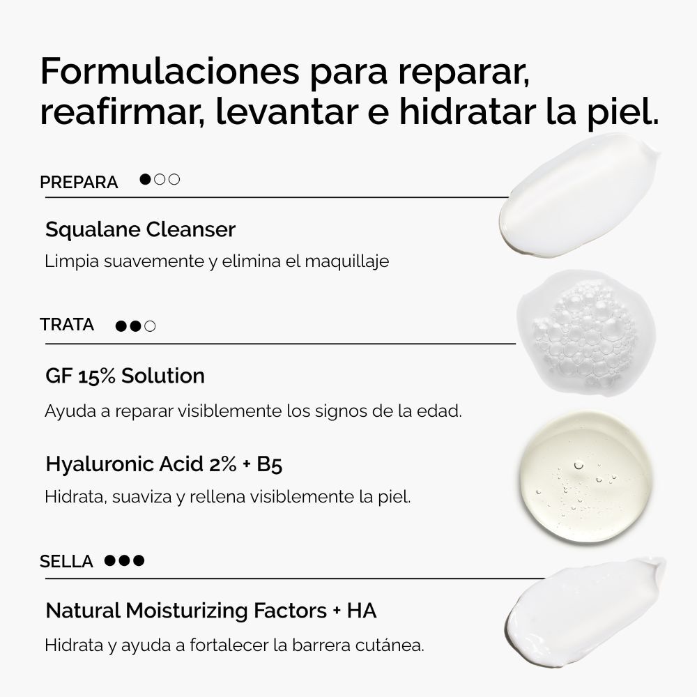 THE RENEWAL SET THE ORDINARY (SET PARA MEJORAR LA LUMINOSIDAD Y ELASTICIDAD DE LA PIEL)