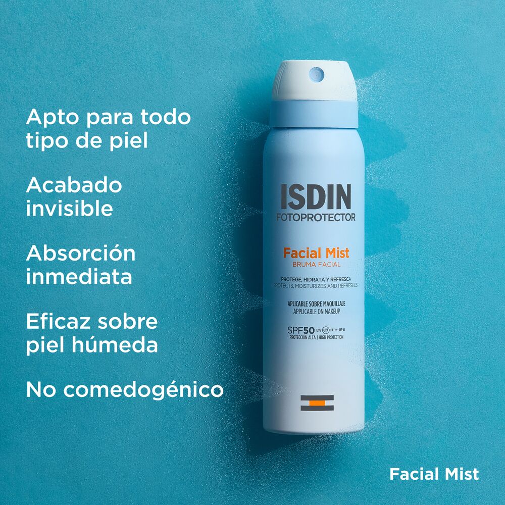 ISDIN FACIAL MIST SPF50 100ML (BRUMA HIDRATANTE CON PROTECTOR SPF50)