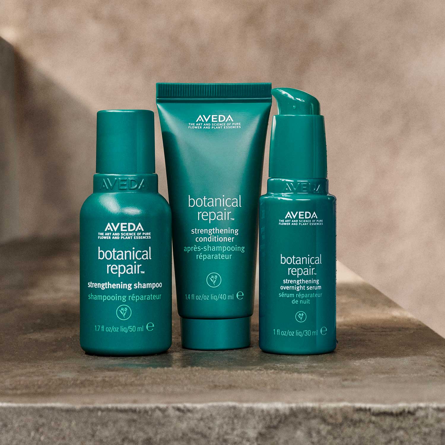 BOTANICAL REPAIR MINI PADDLE SET (SET DE CUIDADO DE CABELLO)