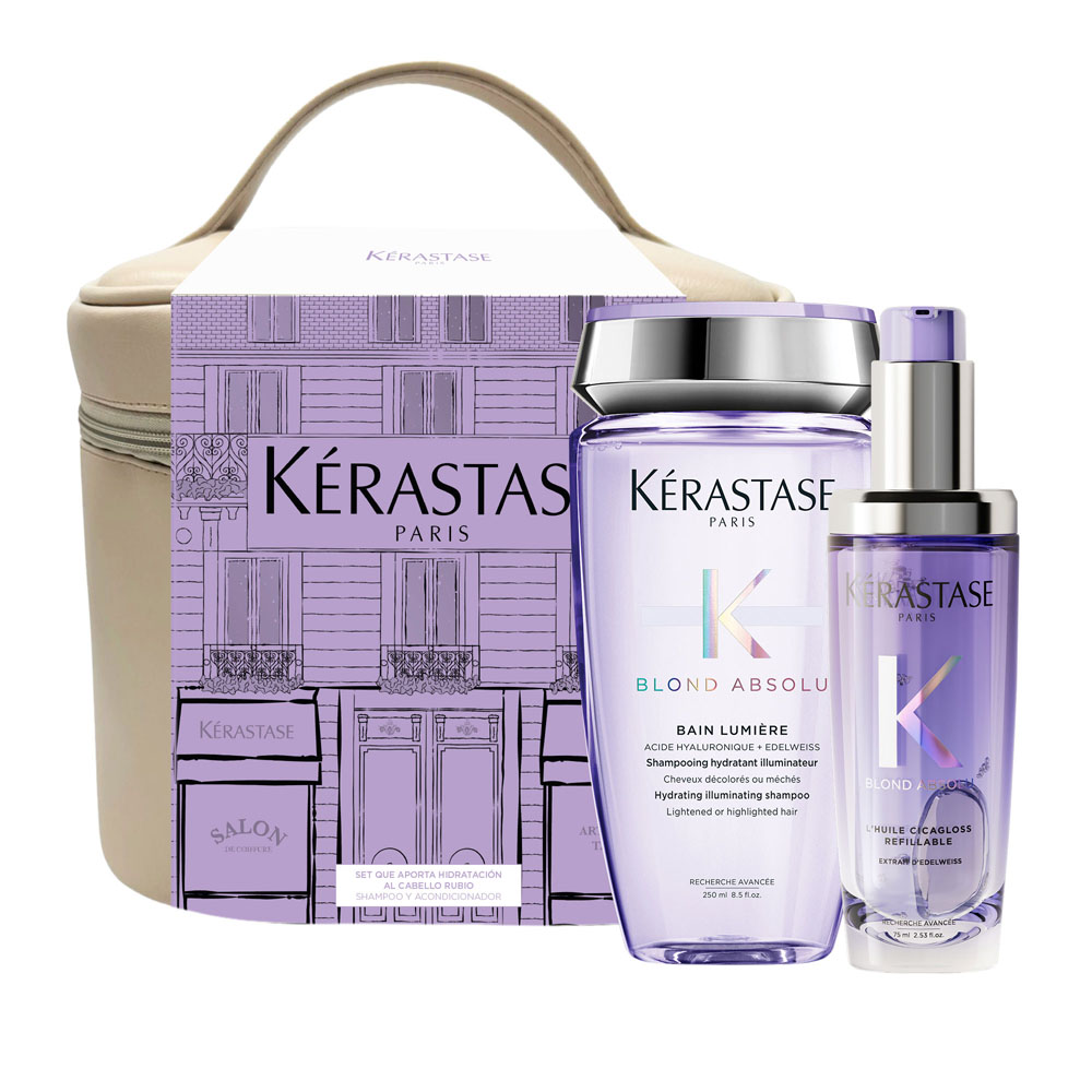 BLOND ABSOLU BUNDLE BAIN + OIL (SET BLOND ABSOLU KÉRASTASE PARA CABELLO RUBIO)