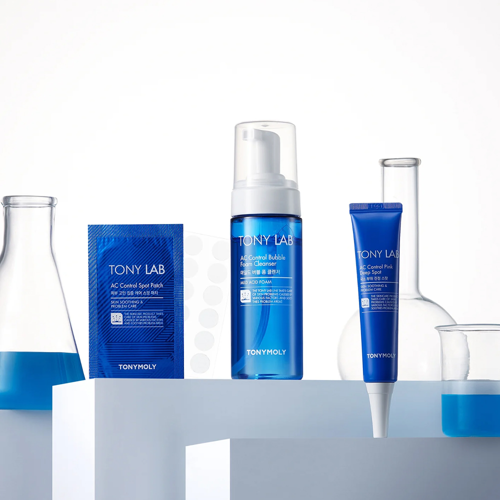 TONY LAB AC CONTROL BUBBLE FOAM CLEANSER (LIMPIADOR EN BURBUJA PARA EL ACNÉ)