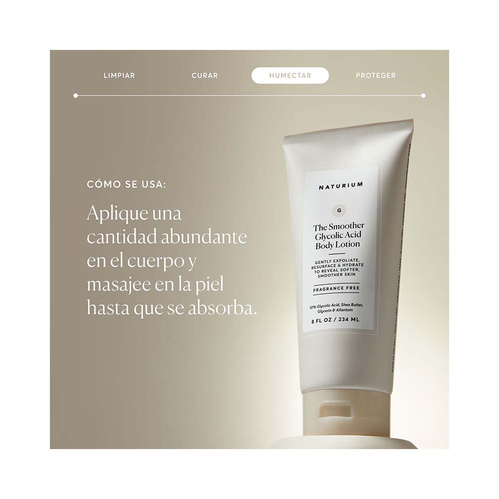 THE SMOOTHER GLYCOLIC BODY LOTION (LOCI&Oacute;N CORPORAL CON &Aacute;CIDO GLIC&Oacute;LICO)