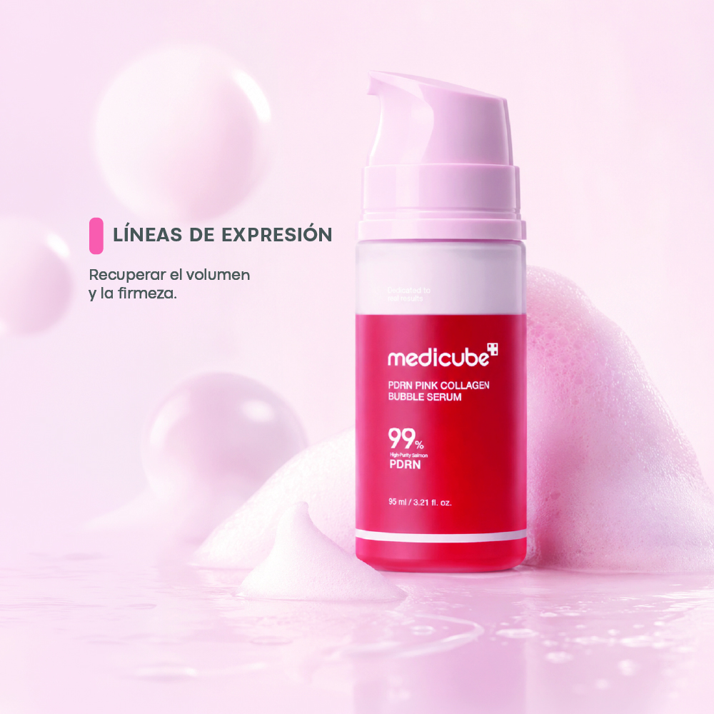 PDRN PINK COLLAGEN BUBBLE SERUM (SUERO FACIAL EN ESPUMA)