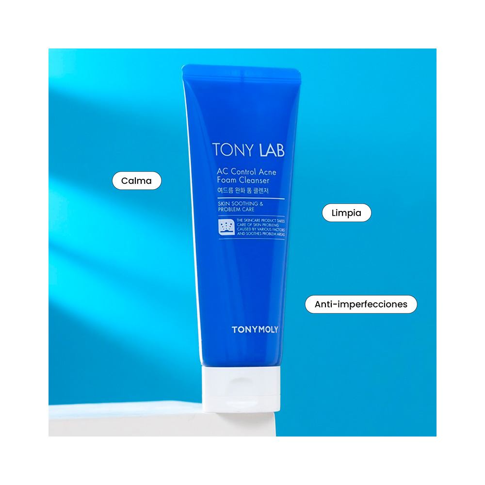 TONY LAB AC CONTROL ACNE FOAM CLEANSER (LIMPIADOR EN ESPUMA PARA EL ACNÉ)