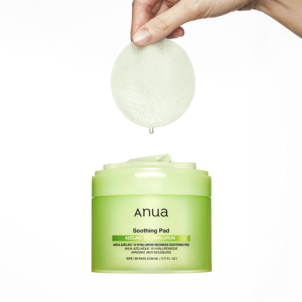 ANUA AZELAIC 10 HYALURON REDNESS SOOTHING PAD (ALMOHADILLAS T&Oacute;NICAS ENRIQUECIDAS CON &Aacute;CIDO AZELAICO)