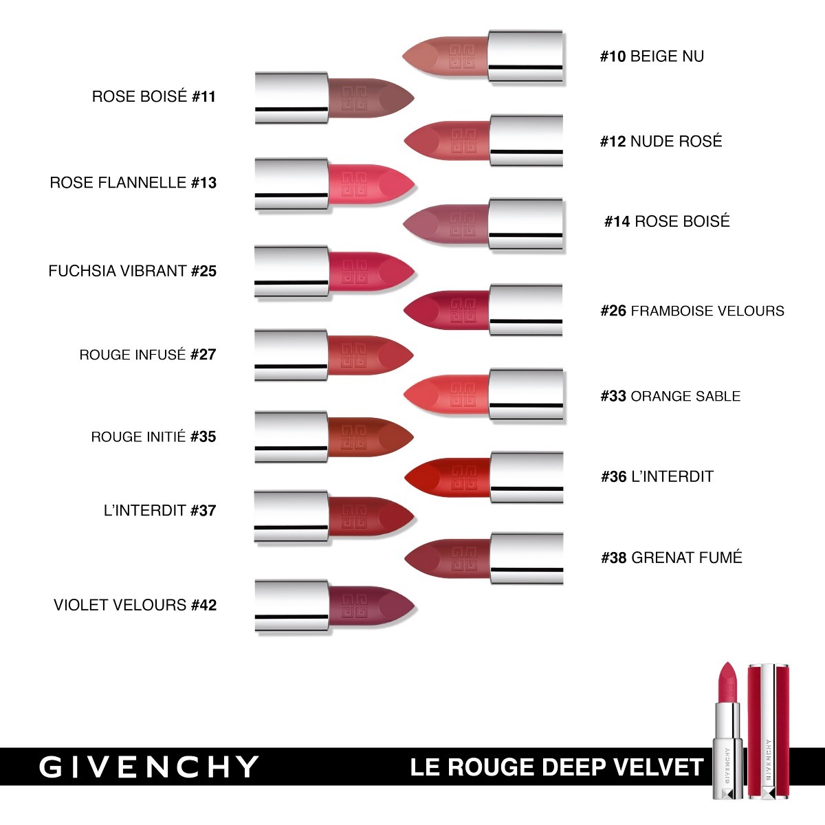 LE ROUGE DEEP VELVET (LABIAL MATE ULTRAPIGMENTADO)