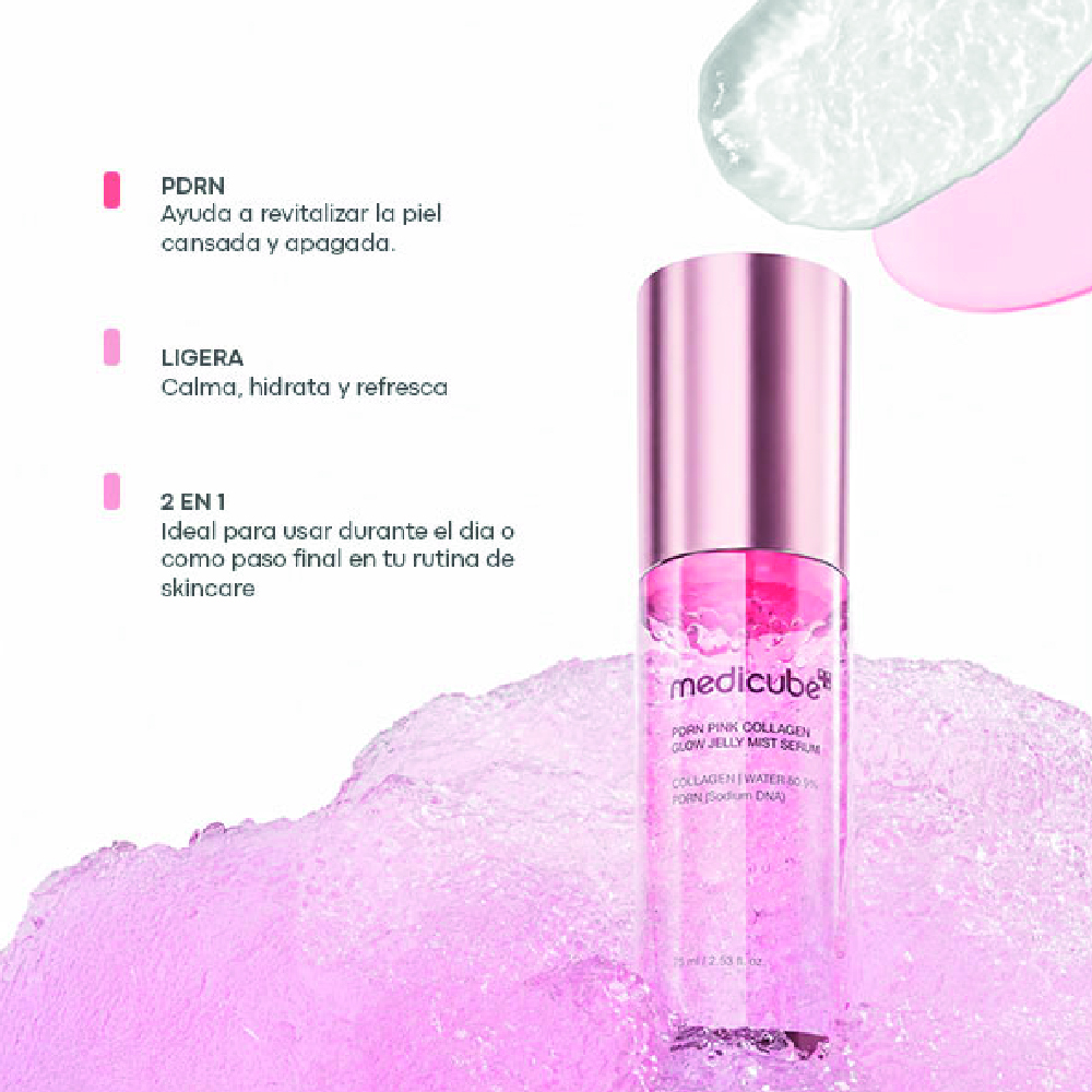 MEDICUBE PDRN COLLAGEN JELLY MIST SERUM (BRUMA FACIAL CON PDRN Y COL&Aacute;GENO)
