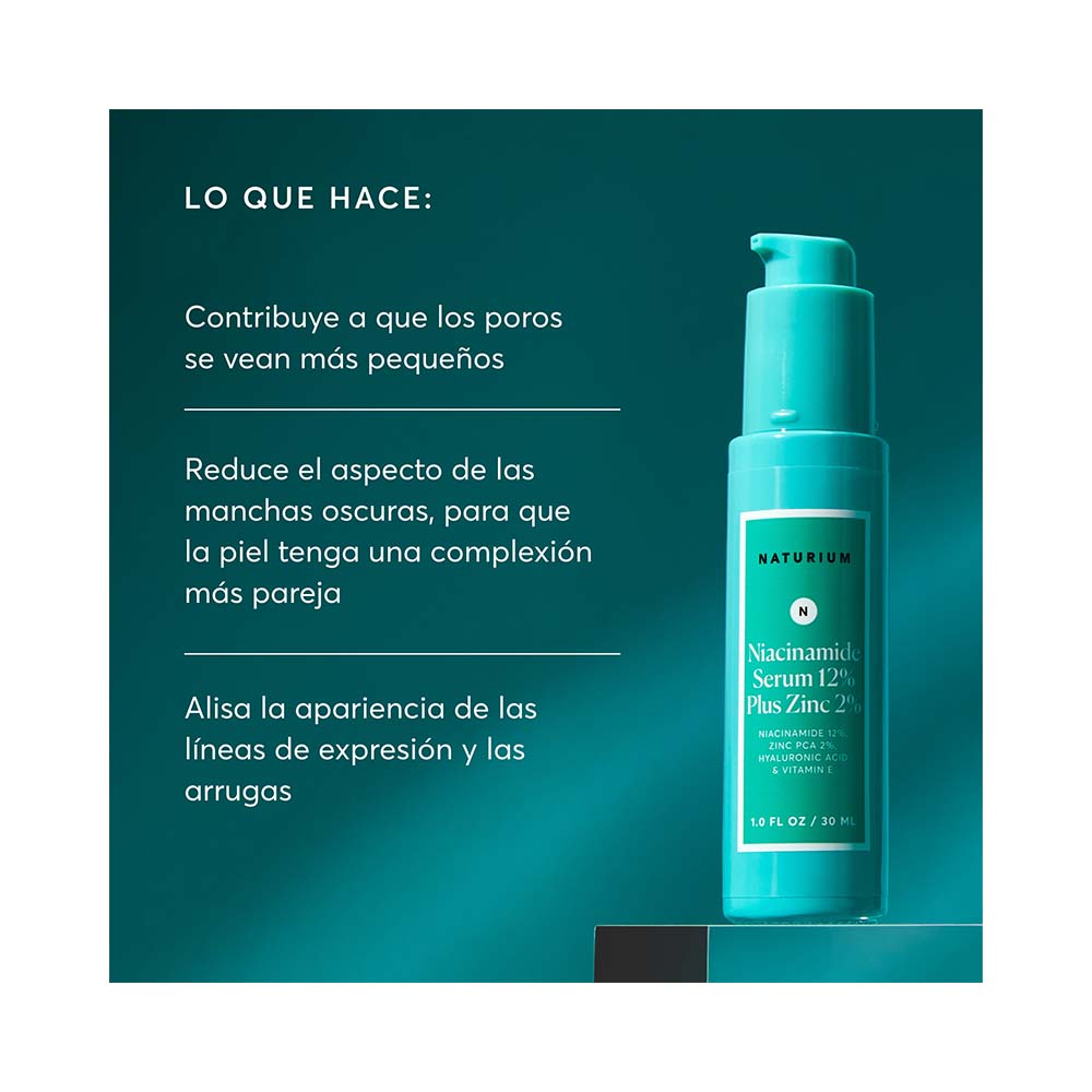 NIACINAMIDE SERUM 12% PLUS ZINC 2% (SUERO CONCENTRADO)